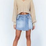 Princess Polly  Tiara Cropped Sweater Beige Photo 3