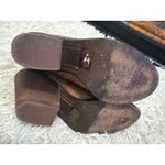 Lucky Brand Vintage LL Elle Women's Brown Leather Cowboy Boots Block Heel Sz 7.5 Photo 4