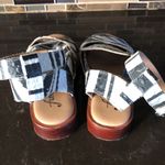 Free People  ankle strap faux snake print striped sandals‎ 36 Photo 3