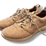 Earth Scenic Quartz Taupe Sneaker Women’s 8 Warm Breathable Leather Sock Lining Tan Photo 0