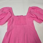 SNDYS x REVOLVE Tuscany Linen Dress in Bubblegum Small Pink Photo 9