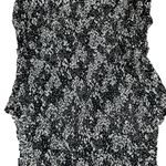 Madewell NWT Women's Smocked Crewneck Mini Dress in Floral Black Size 4 Photo 4