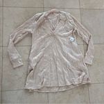 Free People  NWT $108 Sz XL Ivory Longsleeve Sweater Photo 0