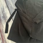 Athleta  Black West End Tunic Pullover Sweater Buckle Detail Photo 3