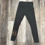 Puma Gray Leggings With Rose Gold “” At Bottom Size Small Photo 2