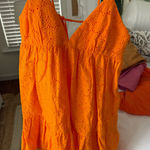 ZARA Orange  Dress Mini Photo 0