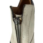 ALAIA Black and Gray Leather/Suede High Heel Spats Pumps AS IS Size 37 Booties Photo 4