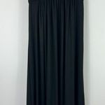 Betsy and Adam Betsey & Adam Gown Womens 6 Black Embellished Cutout Ruched Formal Prom Pageant Photo 0