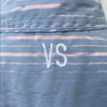 Victoria's Secret Victoria Secret Blue Iridescent Bed Shirt Long Size Medium M Striped Stripes Photo 2