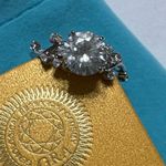 Dazzling Solid Silver 2.0ct Moissanite Ring Photo 3