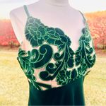 Boston Proper  Elegant Green Velvet Camisole Photo 7