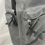 DSW NWT  Quilted Backpack Black Grey Zip Adjustable Women’s Photo 6