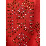 Iz Byer Y2K Beaded Sleeveless Drape Tank Top Sz M Coral McBling Whimsy Fairy  Photo 3