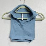 Free People  Blue Polo Tank Sz XS Photo 0