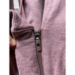 Lululemon Women Coast Easy Wrap Jacket Sz 8 French Terry Heathered Misty Merlot Photo 6