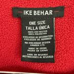 IKE BEHAR Reversible Wrap Black Red Plaid Shawl Poncho One Size Photo 2