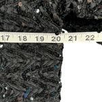 FA Chatta Vintage Sequin Jacket L Black Evening Cocktail Glam USA Union Made Size L Photo 4