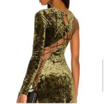 Camila Coelho CAMILA COEHLO‎ Gabriel Maxi Dress in Olive Green size XS NWT Photo 2