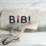 BiBi women’s L White 'It's My Birthday' Tee FLAWED t Photo 1