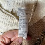 Vintage Grandma Knit Sweater Bird & Flower Embroidery XL Photo 1