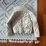 Forever 21 cream puffer wavy stitch cinchable waist transition jacket Photo 10