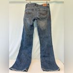 Vintage American Eagle Embelished Straight Leg Jeans Stretch Bohemian Blue Size 4 Photo 6
