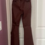 Edikted  Pants Leather Flare Photo 0
