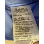 Isaac Mizrahi Shirt Womens Large Blue Eyelet Embroidered Cottagecore Beachy Photo 4