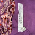 ZARA  Purple and Red Chiffon Ruched Bodycon Dress Women’s Medium Photo 3