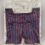 Free People Movement Womens‎ Odessa Print Legging Red White Blue Size Medium Photo 3