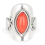 Paparazzi Plain Ride Red Ring (47) Photo 1