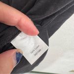 J.Crew Cotton Button V-neck Navy Tee Size Large Photo 3