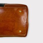 Dooney & Bourke  Florentine Leather Vachetta Hobo Shoulder Bag Two Tone Cognac Photo 9