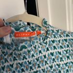 OLIPHANT Smocked Flirty Short Dress Veranda Turquoise Blue Size XS Photo 2