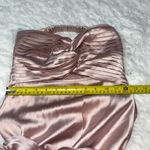 Princess Polly  strapless pink mini silky dress twisted bus woman’s size 4 Photo 8