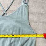 Dip Organic Cotton Maxi Dress Casual Sundress Criss Cross Back Blue Large Blue Photo 6