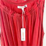 Sundry NWT NEW Stripe Tiered Maxi Dress Red Sleeveless Cotton Size 2 Medium Photo 4