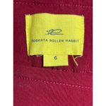 Roberta Roller Rabbit Womens Red Mid Rise Slim Straight Trousers Dress Pants 6 Photo 2
