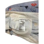 Old Navy Pinstripe Floral Twill Everyday Shorts Blue 4 Photo 4