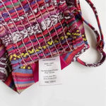 Show Me Your Mumu Tai Bandeau Crop Top Size Small Piñata Pink Textile Festival Photo 9