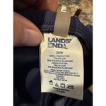 Lands End Swimsuit Skirt Bottom Size 26W Navy Blue Built In Briefs Modest Photo 2
