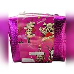 Ed Hardy 2 Piece Gift SET BLING WATCH & COSMETICS BAG Y2K PINK LOVE KILLS SLOWLY Photo 1