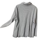 Talbots T by  size L sweatshirt cardigan side zipper. Causal Neutral. Photo 1