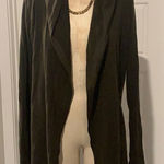 Rue 21 Stylish Dark Green Hooded Shawl – Size Small, Perfect for Fall/Winter Photo 0