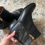 Coach  Black Logo Leather Dean Boots Size 7.5 $295 Photo 8