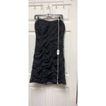 Jasmine NWT $165  Dress Women's Size 12 Black‎ Scrunch Lace Sleeveless  DAXc Photo 4