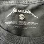Metallica Oversized Cotton Black Graphic T Photo 5