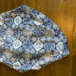 Ralph Lauren Lauren  Agean Blue Tile Cutout Swimsuit Ruching Flattering Tummy 10 Photo 6