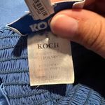 Koch  Blue Ruffled Top and Skirt Set size small Photo 9