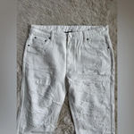 SER.O.YA Omar Optic White Distressed Boyfriend Jeans Relaxed Fit Size 28 Photo 5